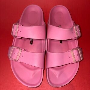 Pink Birkenstock sandals women size 10